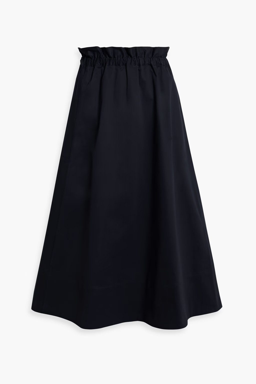 IRIS & INK Livia gathered organic cotton-blend poplin midi skirt | Sale up to 70% off | THE OUTNE... | The Outnet (UK and Europe)