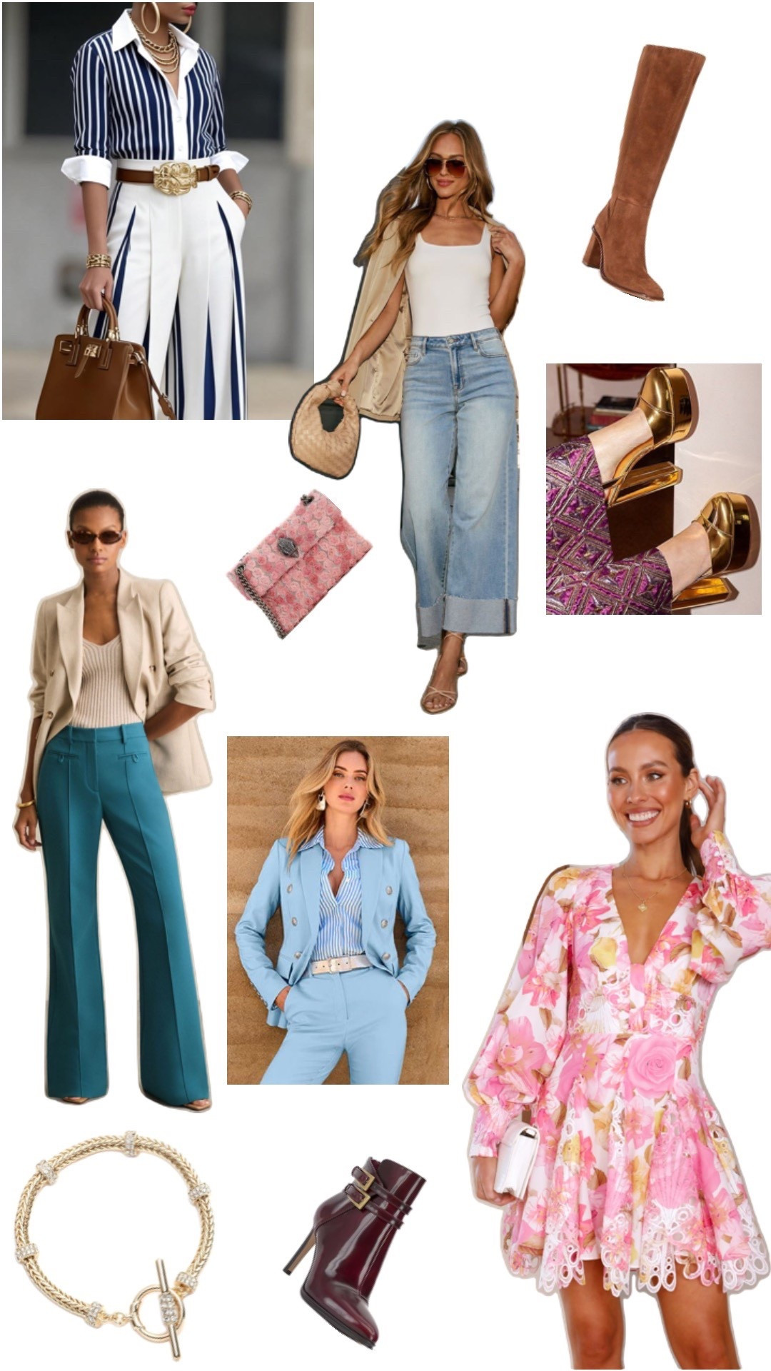 Your weekly wardrobe blueprint is here. From power suiting in baby blue to the perfect floral mini, we’ve rounded up the pieces that deserve a permanent spot in your rotation. Tap the link to shop the full moodboard.

The Transition Edit: Between-seasons dressing just got a lot easier. Pairing wide-leg denim with crisp blazers is our current Roman Empire. Shop all the featured accessories and outfits on our LTK.

#LTKmomlife #LTKgrwm #LTKootd