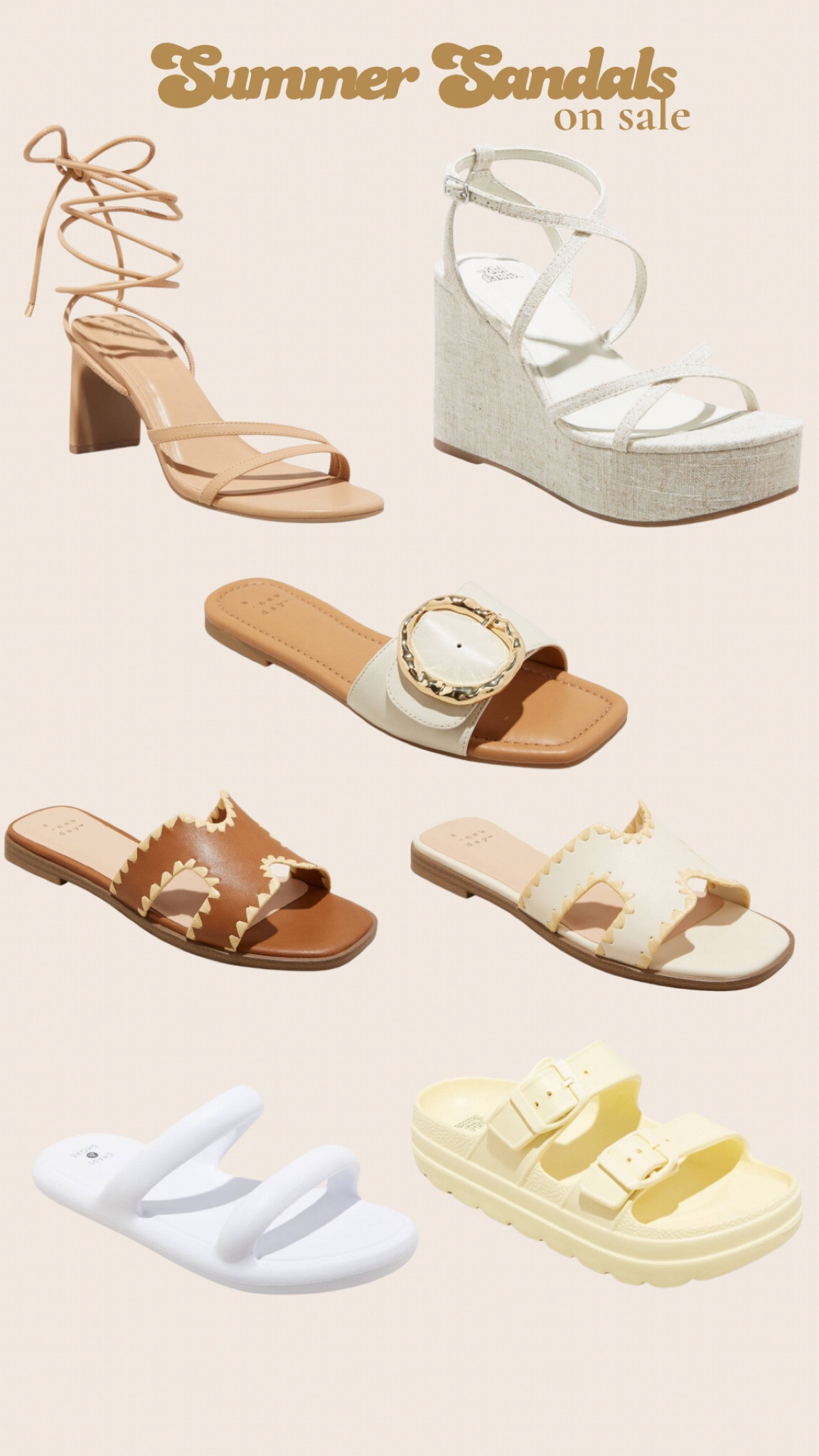 Summer sandals on sale at Target!
20% off! Some are as low as $8!

Sale, summer shoe, spring shoes, strappy sandals

#LTKshoecrush #LTKworkwear #LTKparties