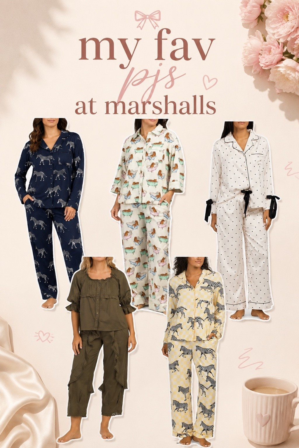 My favorite PJ finds at Marshalls lately 🤎✨
Cute, comfy, and giving expensive pajamas without the expensive price tag. Which pair would you pick: 1, 2, 3, 4 or 5? 🦓🛁🎀

#MarshallsFinds #Marshalls #PajamaFinds #PJs #CozyStyle #AffordableFinds #FashionFinds #LTKFinds #Sleepwear #CozyGirl @Marshalls

#LTKstorytime #LTKmorningroutine #LTKgrwm