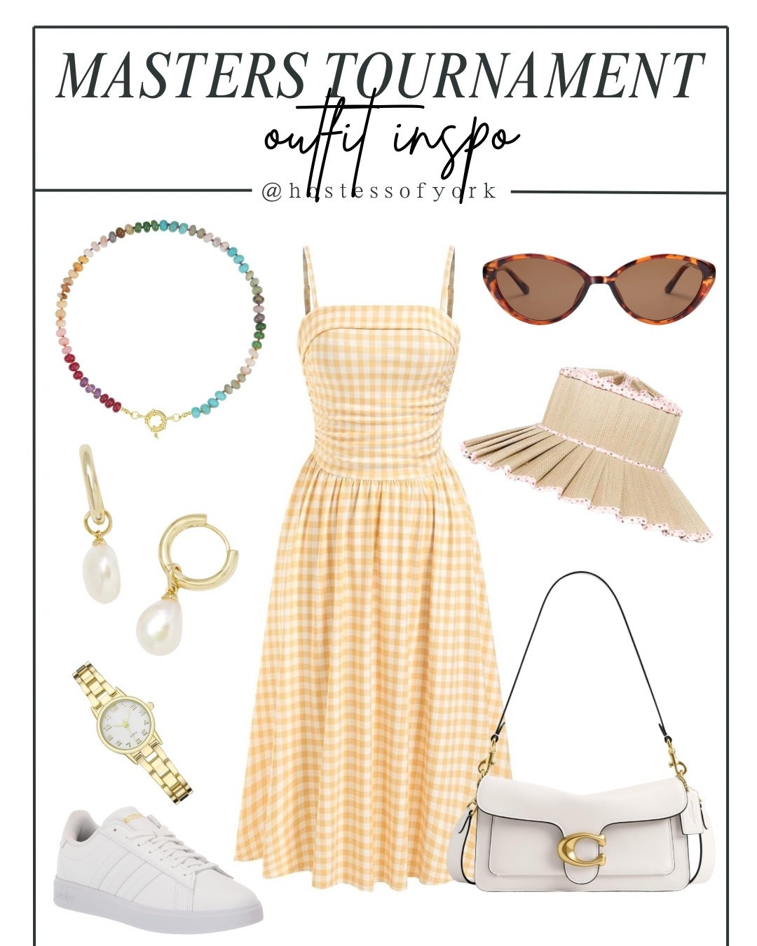 Masters golf tournament outfit inspiration! Perfect for your watch party or day walking around the course! 

#golf #championship #sports #outfits #dresses #spring #augusta #azalea #green #oldmoney #hats #jewelry #fashion #sneakers #walking #vacation #summer #easter #dress


#LTKSeasonal #LTKTravel #LTKootd