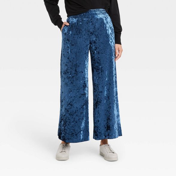 Women's Mid-Rise Wide Leg Ankle Pull-On Pants - A New Day™ | Target