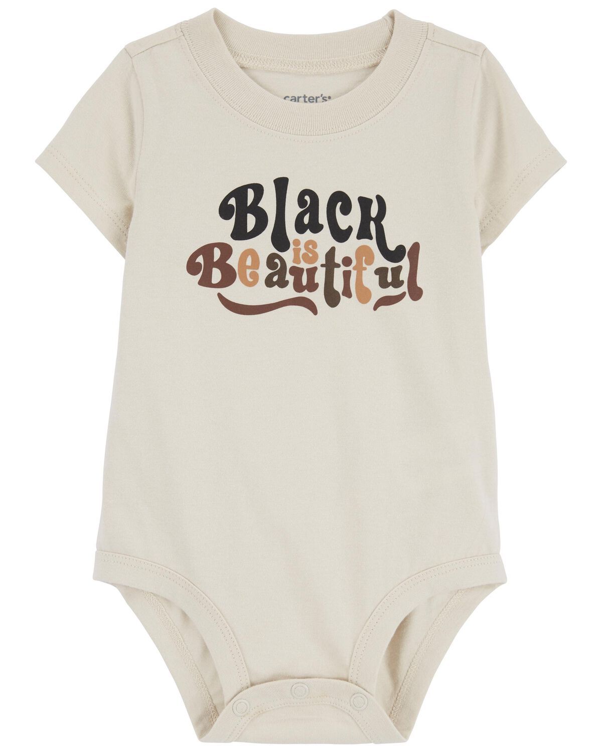 Baby Black Is Beautiful Cotton Bodysuit | Carter's
