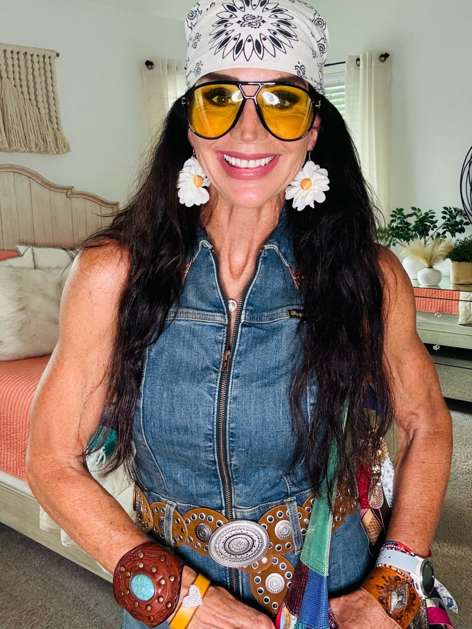 Best sunnies and cuff!