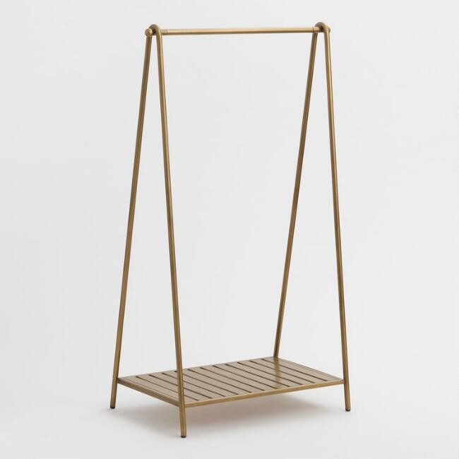 Gold Metal Clothing Rack | World Market