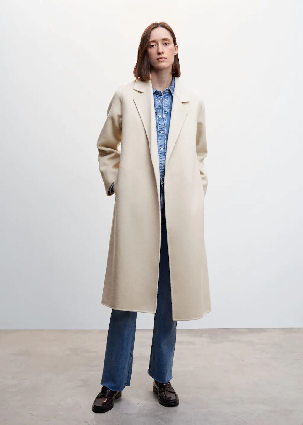 Belt handmade coat | MANGO (US)