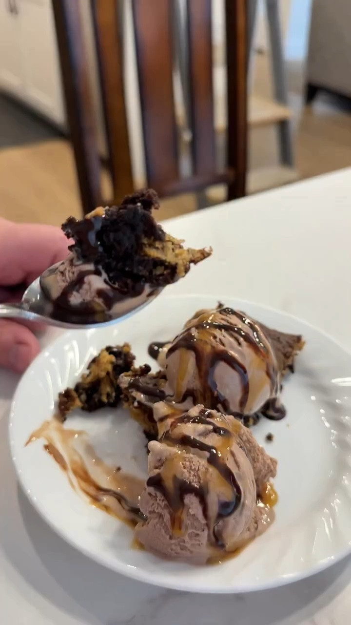 We love an easy spring dessert like a peanut butter chocolate brownie with ice cream 🍨 

@bobsredmill baking mixes are so good and quick! 

#LTKfoodie #LTKmomlife