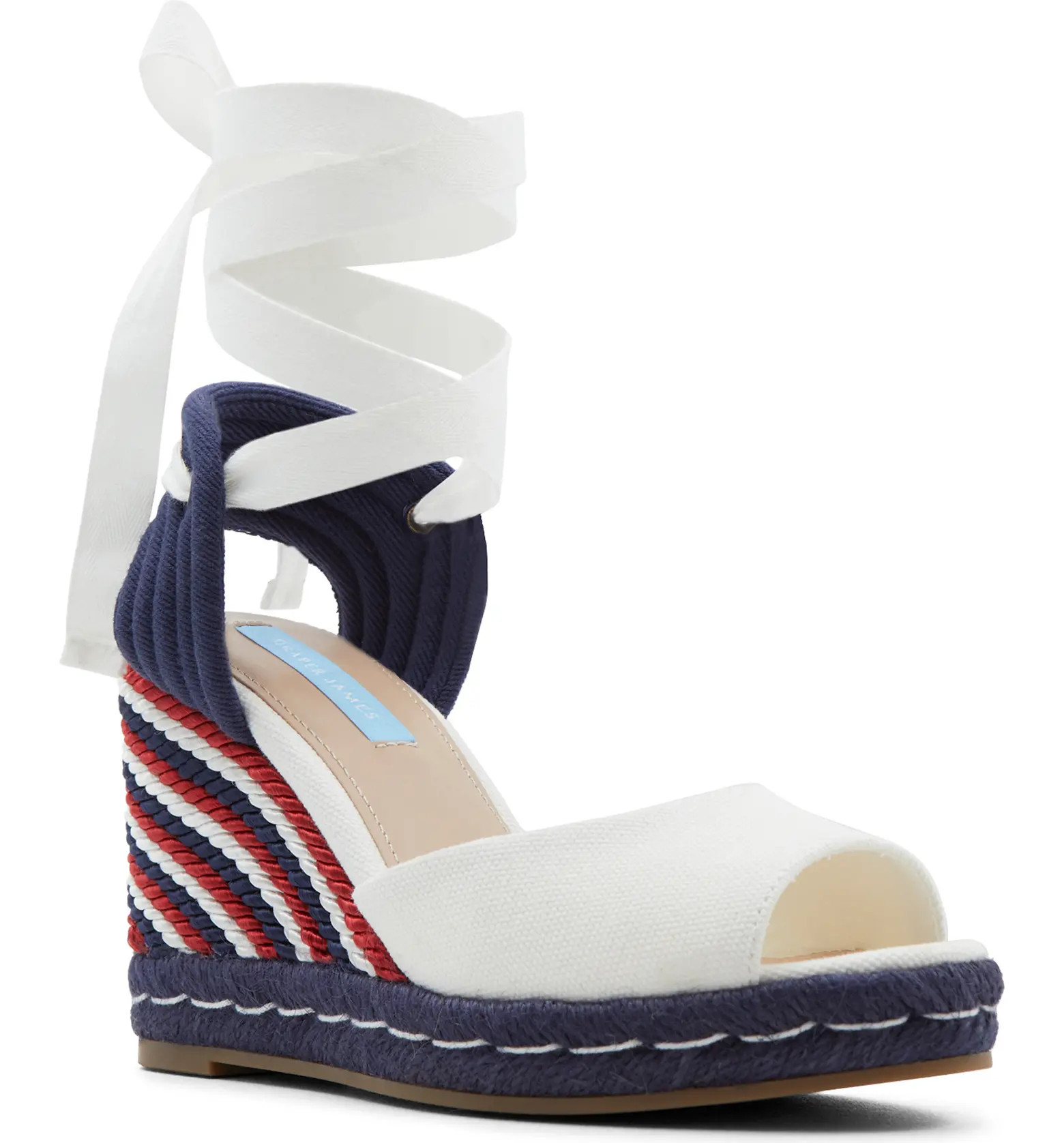 Draper James Ophelia Ankle Tie Espadrille Wedge Sandal | Nordstrom | Nordstrom