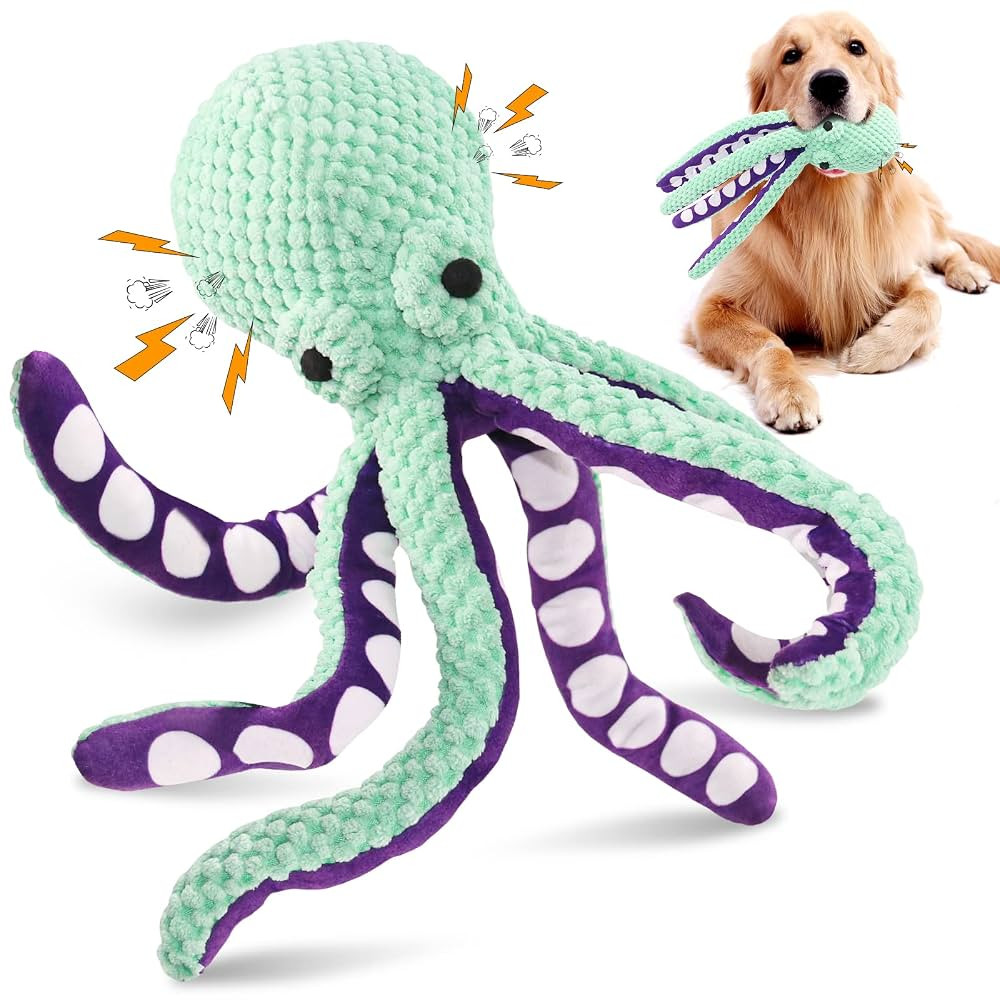 Large Squeaky Dog Toys- Plush Dog Toys with Soft Fabric for Small, Medium, and Large Dogs Daily C... | Amazon (US)