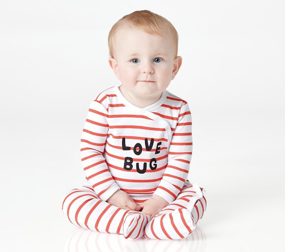 Love Bug Organic Nursery Pajama | Pottery Barn Kids