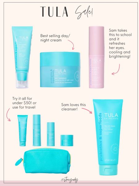 Code: TULALTK25 for 25% off all Tula products my teen girl loves this line and it’s clean!! I’m a fan of the 24/7 moisture because it can be day or night. Skincare. Teen beauty 

#LTKover40 #LTKbeauty #LTKSale