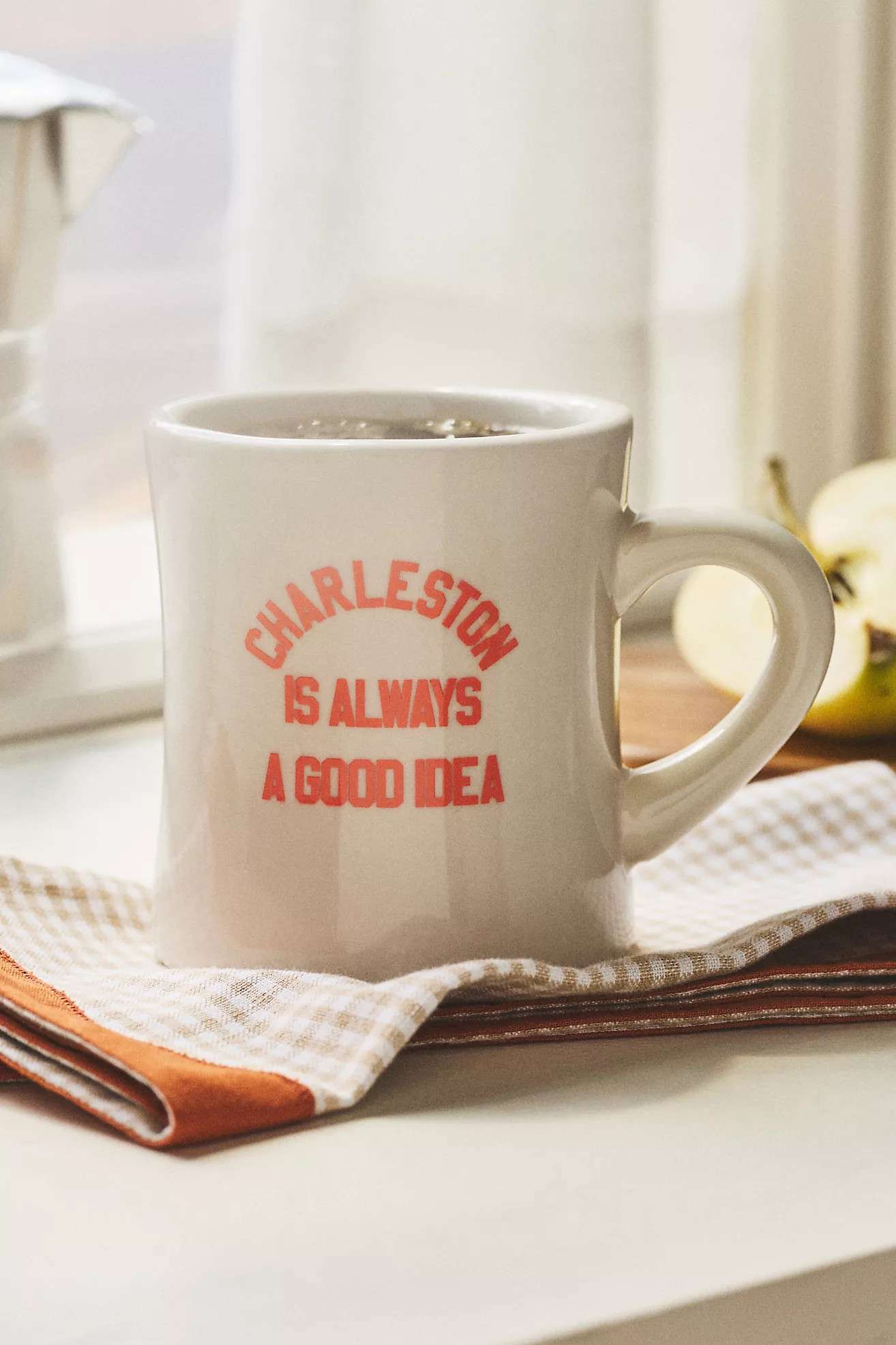 Alice & Wonder Stoneware Diner Mug | Anthropologie (US)