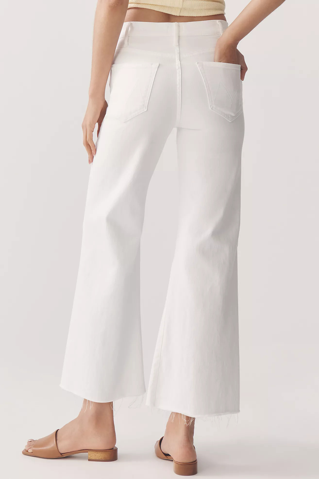 MOTHER The Hustler Roller High-Rise Ankle Jeans | Anthropologie (US)