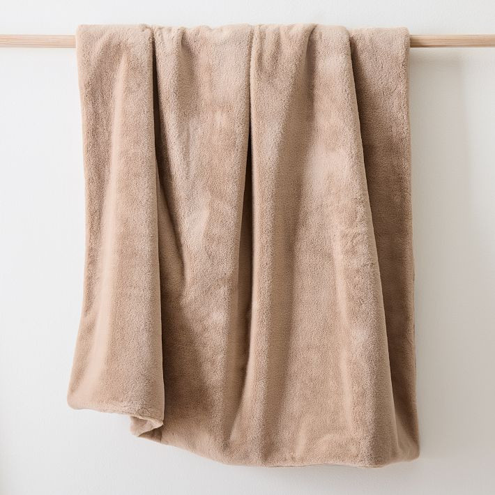 Faux Fur Plush Throw | West Elm (US)