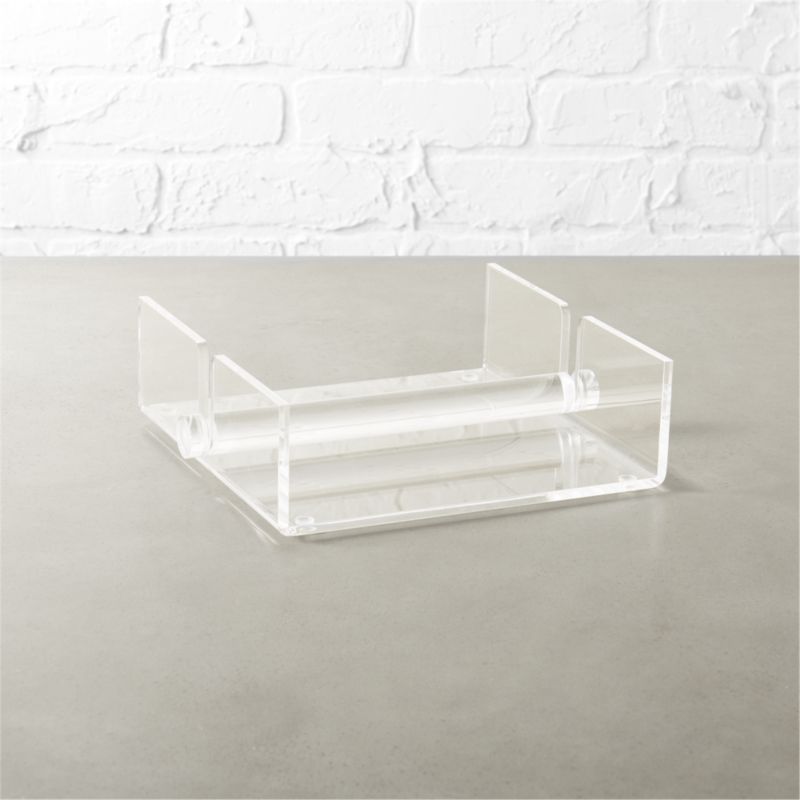 Acrylic Napkin Holder + Reviews | CB2 | CB2