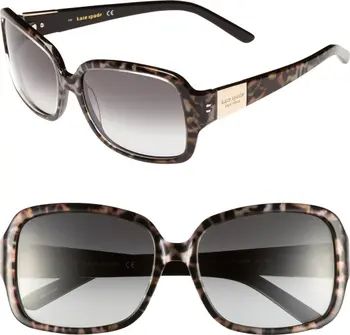 kate spade new york lulu 55mm rectangular sunglasses | Nordstrom | Nordstrom
