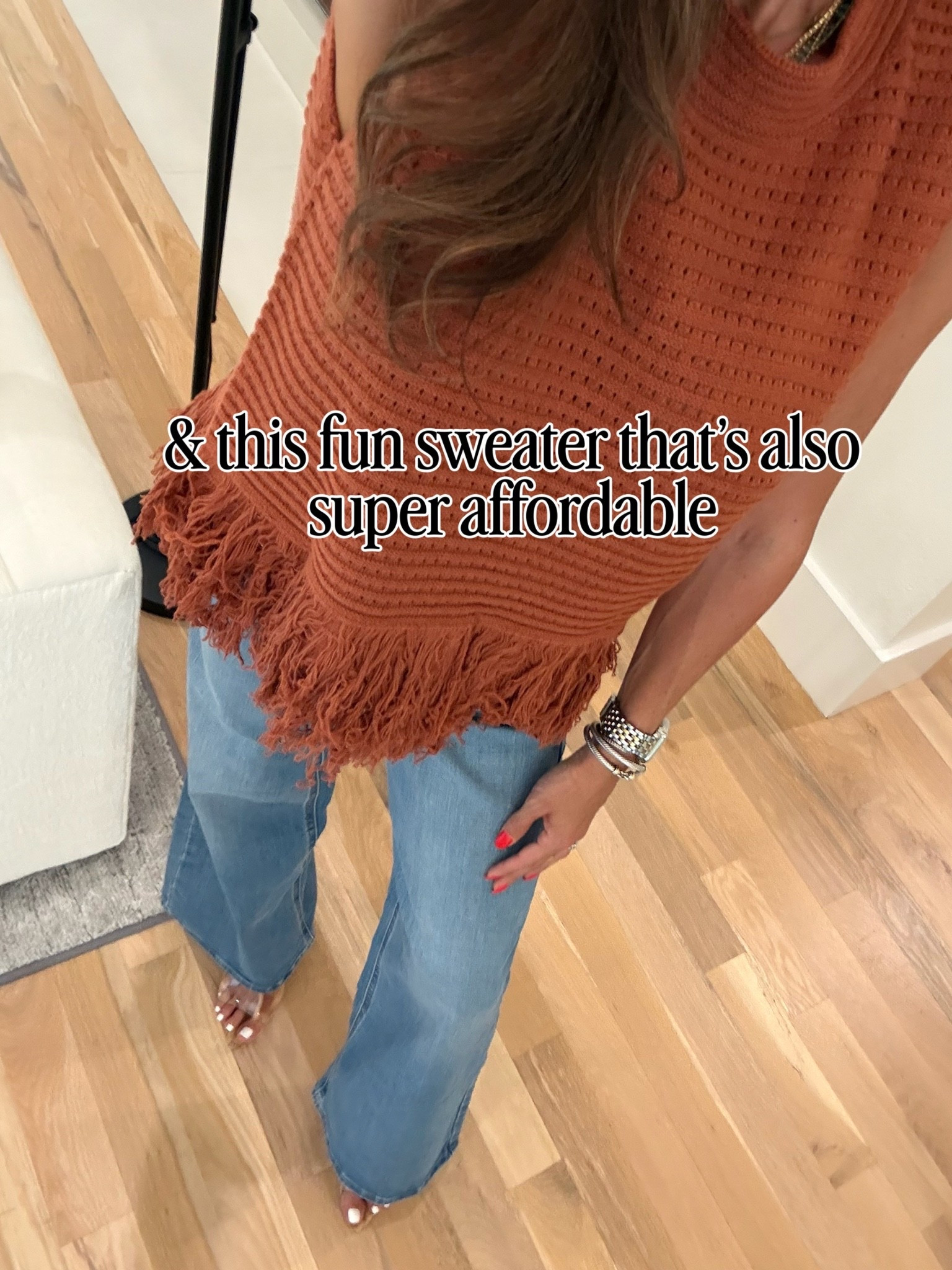 Sweater on sale prime day Amazon finds. Jean size 00