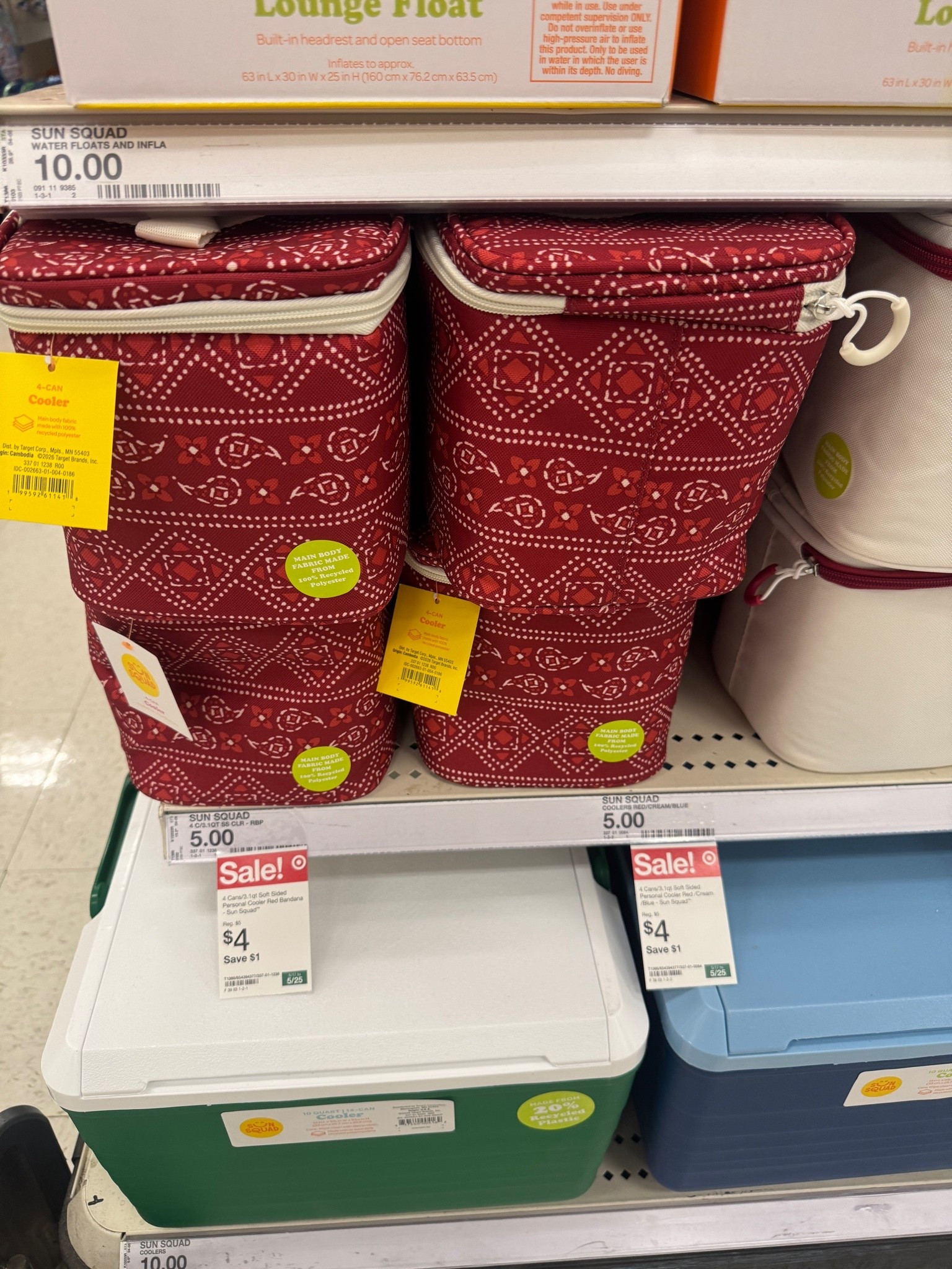 These coolers from Target would make a cute end of the year teacher gift! Fill it with your teacher’s favorite drink and you’re all set!