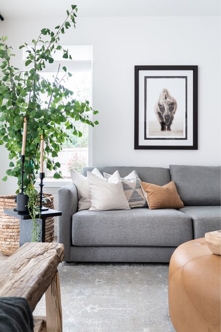 This warm, cozy living room is what we’re dreaming of! 

#livingroom #homedecor #interiordesign 

#LTKhome #LTKunder100 #LTKSeasonal