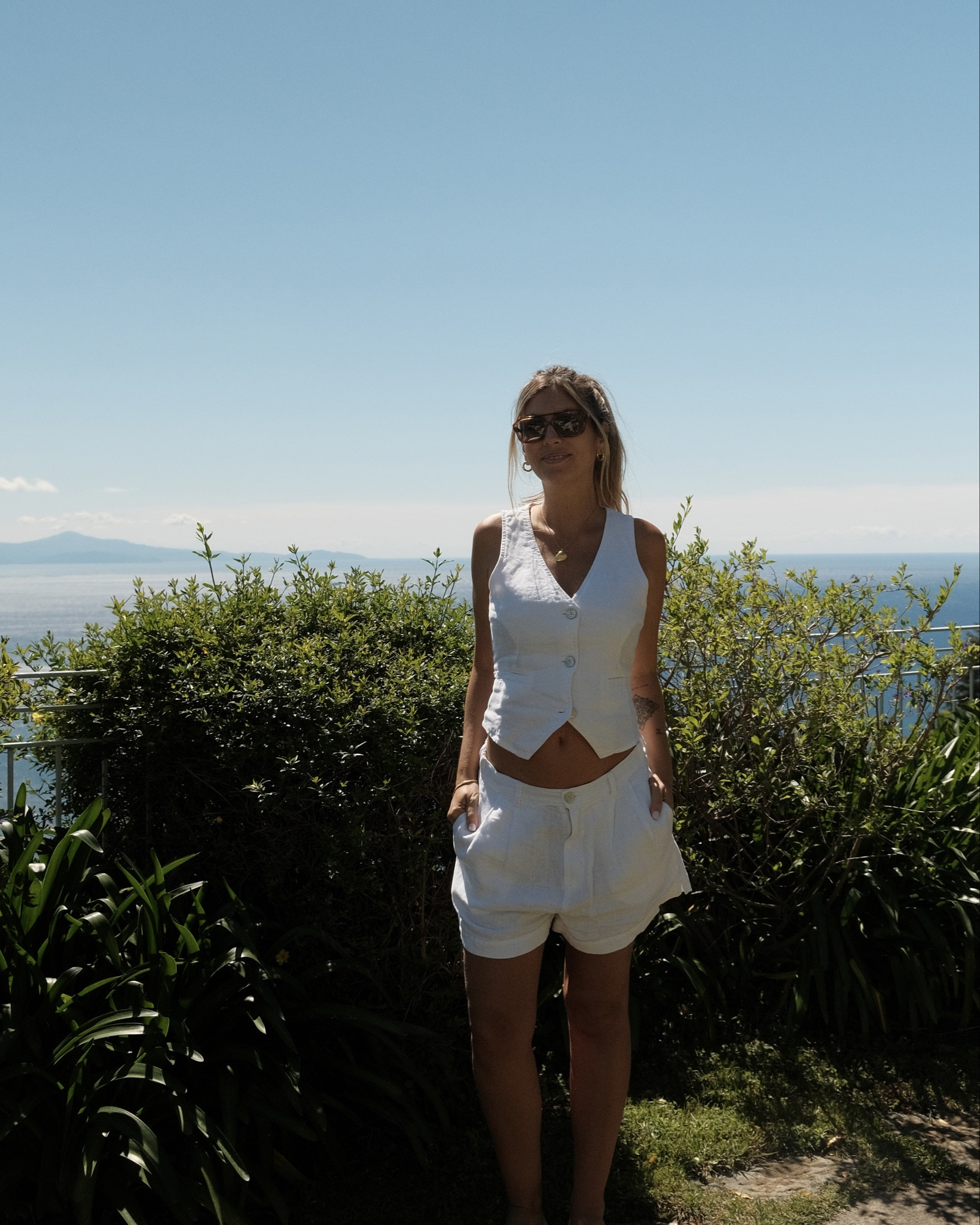 summer outfit for a European vacation ✨ white linen fabric set 

#LTKbump #LTKstyletip #LTKtravel