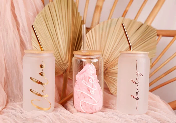 Bridesmaid Proposal Future Mrs  Customized Glass Tumbler - Etsy | Etsy (US)