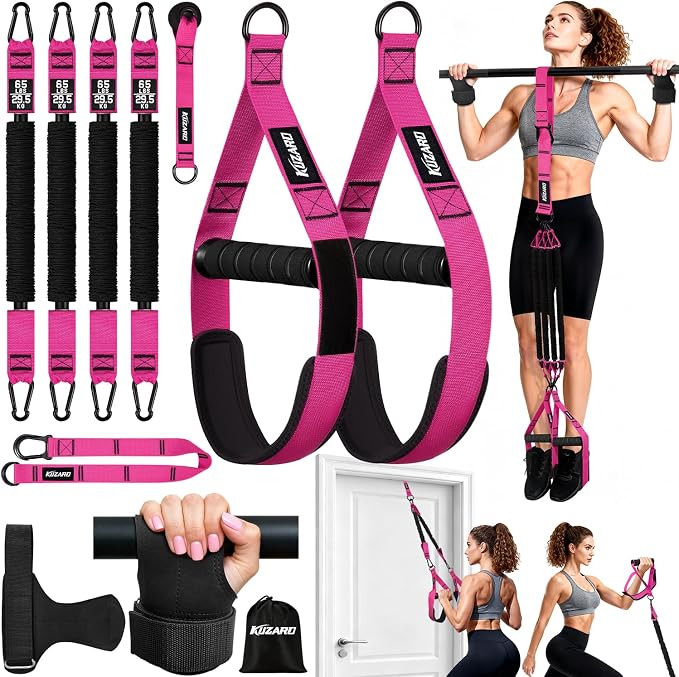 Upgraded Pull Up Assistance Bands for Women, Heavy Duty Resistance Bands with Handles, Exercise B... | Amazon (US)
