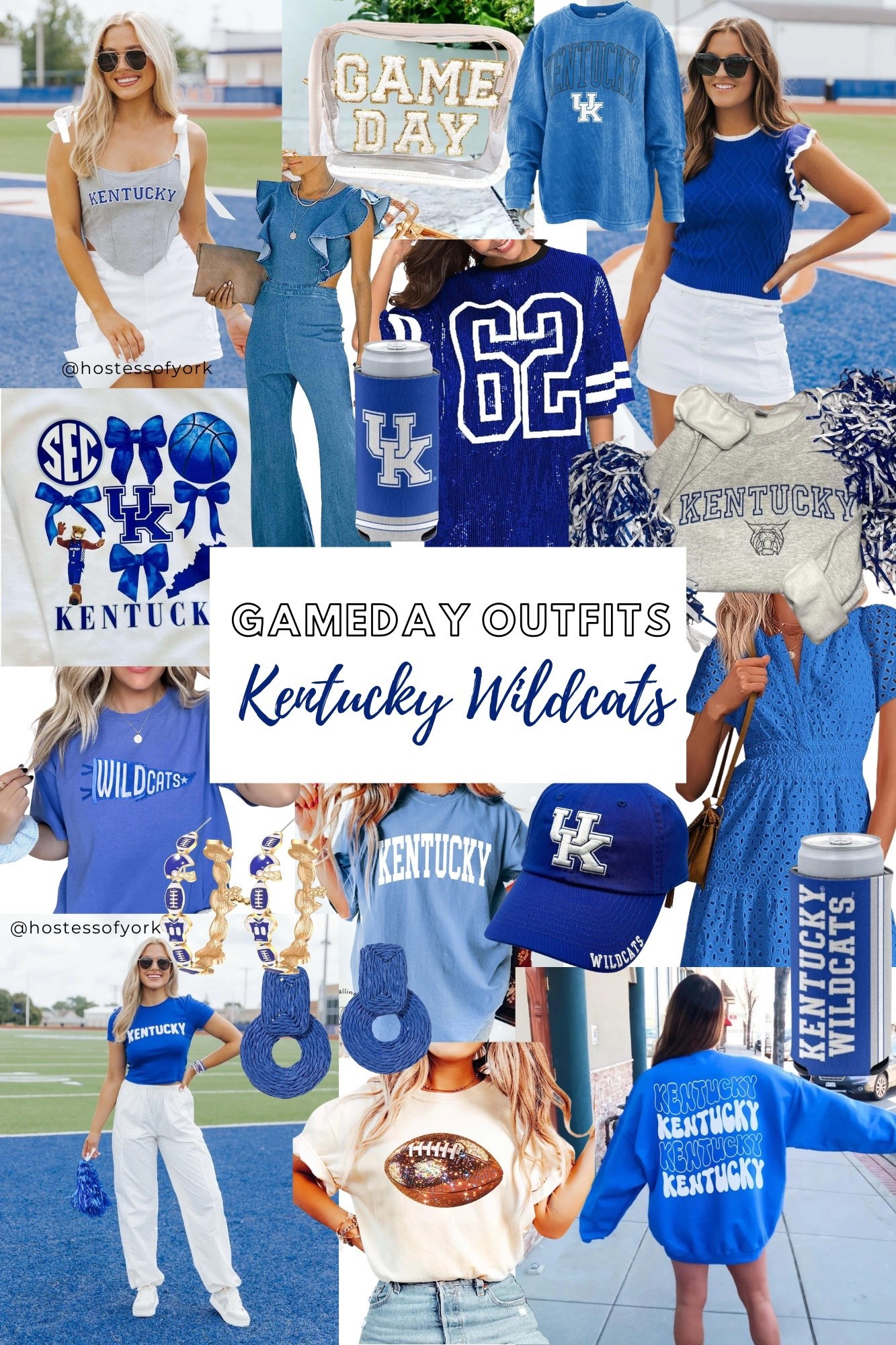 Kentucky Wildcats football gameday outfit ideas! Everything you need to kickoff a great season! 🏈💙
#sec #football #gameday #kentucky #college #sports #outfits #stadium #sorority #fashion #ncaa #boots #fall #autumn #tailgate 

#LTKSaleAlert #LTKSeasonal #LTKStyleTip