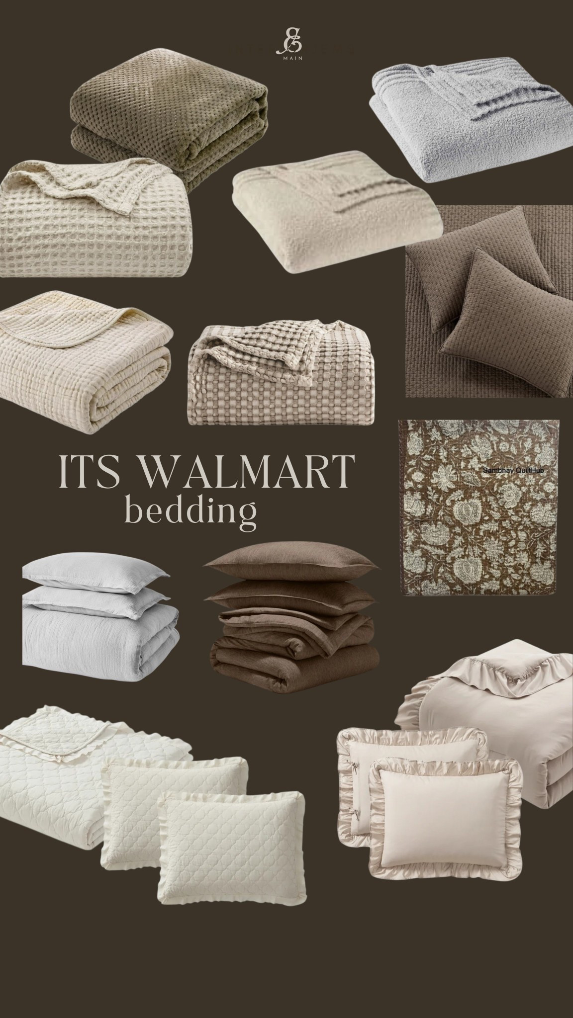 walmart bedding 

amazon home, amazon finds, walmart finds, walmart home, affordable home, amber interiors, studio mcgee, home roundup 