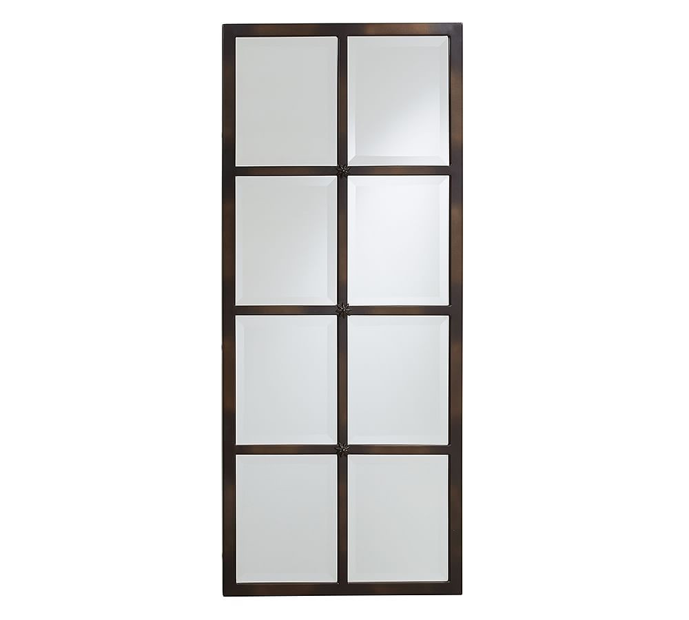 Eagan Extra-Small Multipanel Wall Mirror, Bronze - 18"" x 44 | Pottery Barn (US)