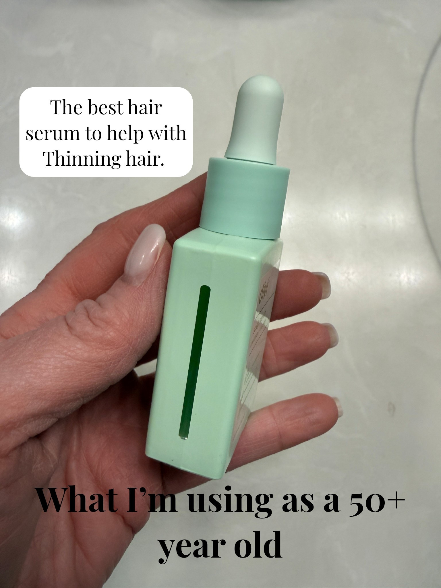 Unfortunately part of going through menopause is thinning hair. I’m loving this serum. I’ve noticed such a difference in hair growth  

#LTKselfcare #LTKOver40 #LTKmorningroutine