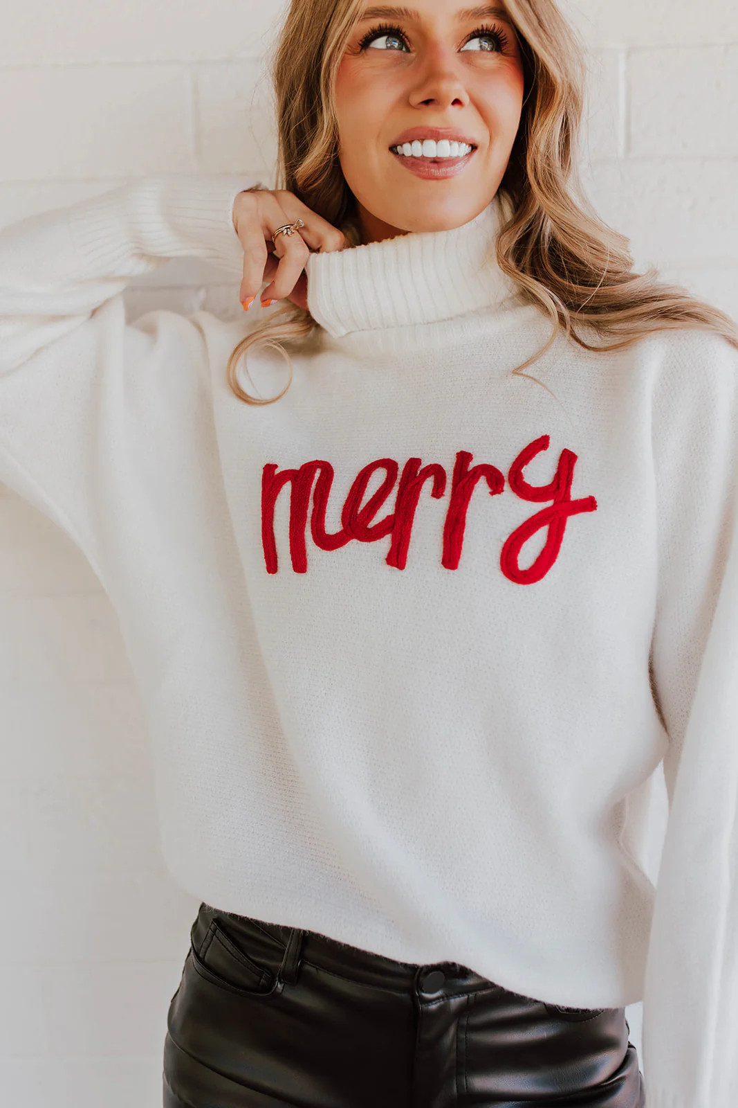 THE MERRY TURTLENECK PULLOVER | Pink Desert