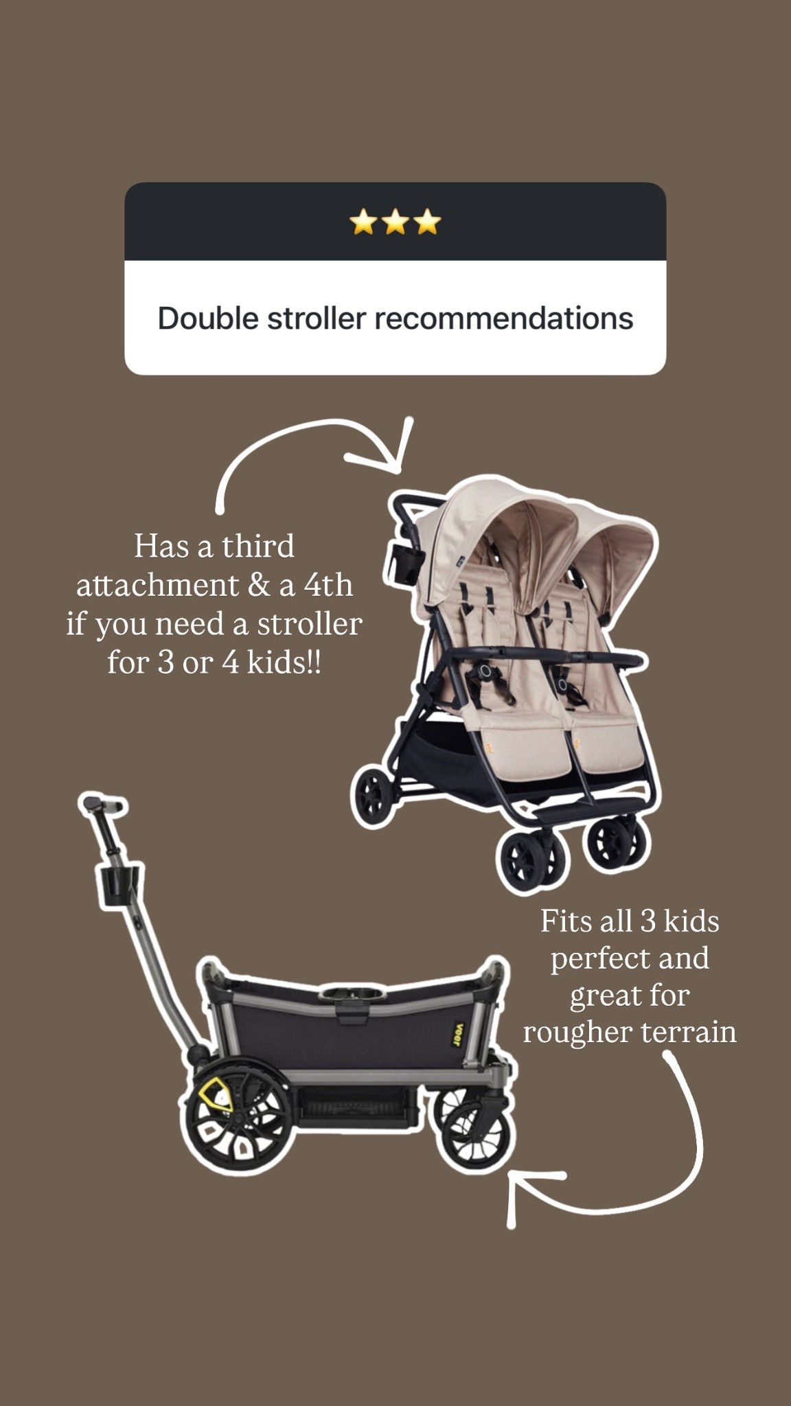 Our favorite double stroller or 3 kids options! 

Dressupbuttercup.com #dressupbuttercup #dederaad 

#LTKdayinmylife #LTKTravel #LTKKids