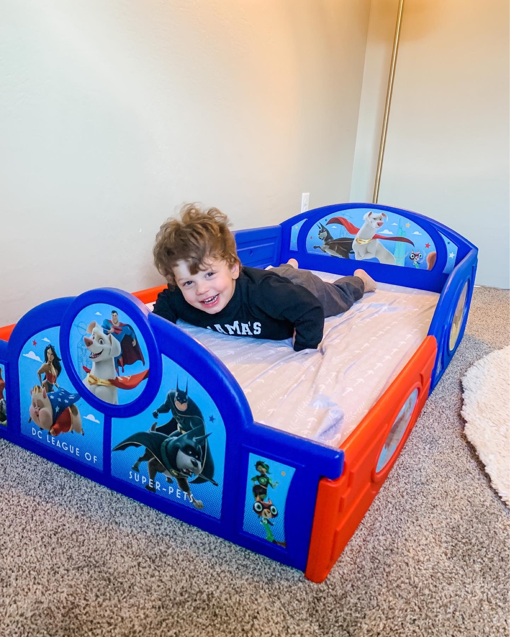 Kids bed. Toddler bed. Superhero bed. Toddler transition bed. Toddler boy bed. Toddler bed.  Gifts for boys. #giftsforbabyboys #toddlerbeds #toddlertransitionbed #babyboybed #boysbeds #superherobeds #giftsfortoddlerboys

#LTKGiftGuide #LTKkids #LTKbaby
