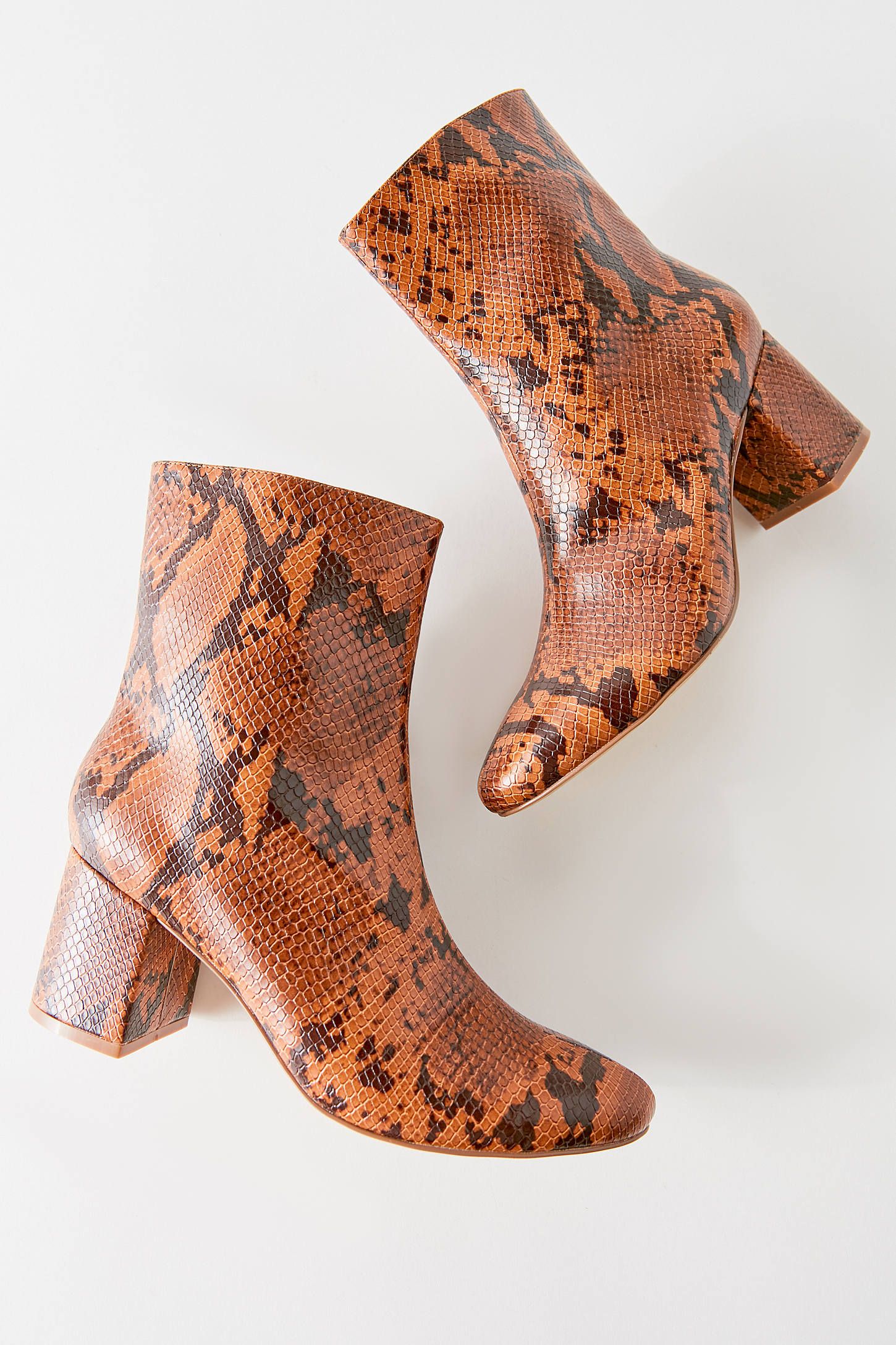 UO Alana Snakeskin Boot | Urban Outfitters (US and RoW)