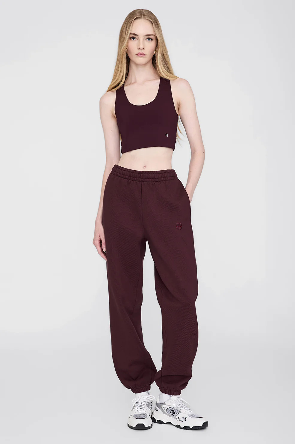 Karter Jogger - Dark Burgundy | Anine Bing