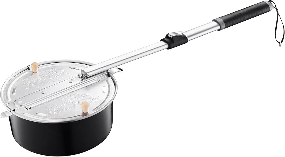Campfire Popcorn Popper - Old Fashioned Popcorn Maker with Telescoping Handle - Camping Gear by G... | Amazon (US)