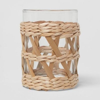 Woven and Glass Toothbrush Holder - Threshold&#8482; | Target