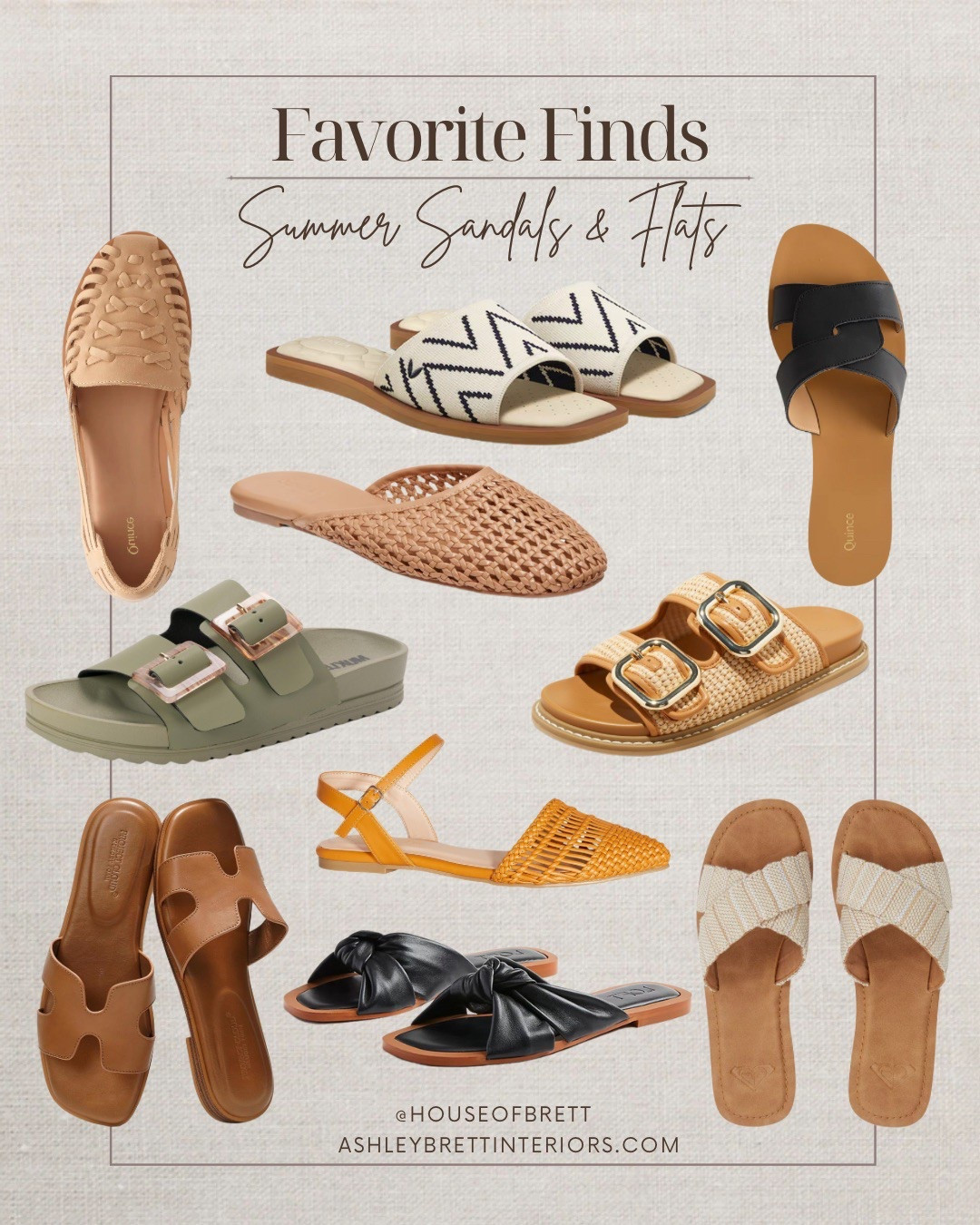 Quick round-up of some cute and affordable summer sandals and flats ☀️ 

#LTKTravel #LTKSeasonal #LTKSummerEdit