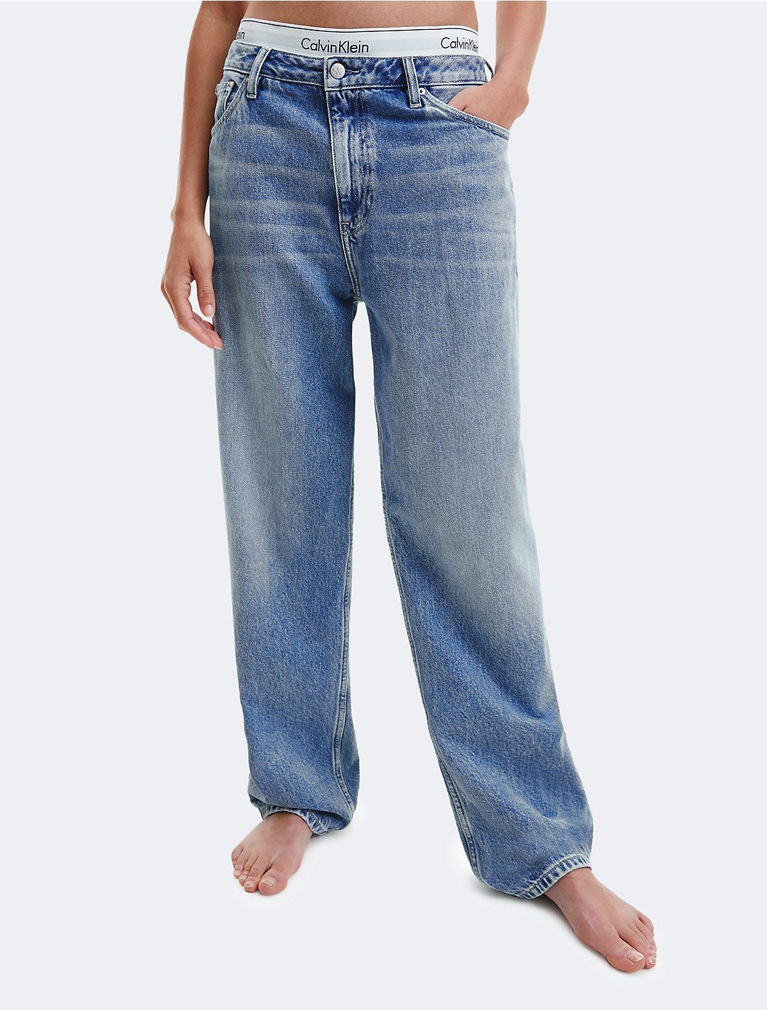 Light Wash 90s Straight Jeans | Calvin Klein | Calvin Klein (US)