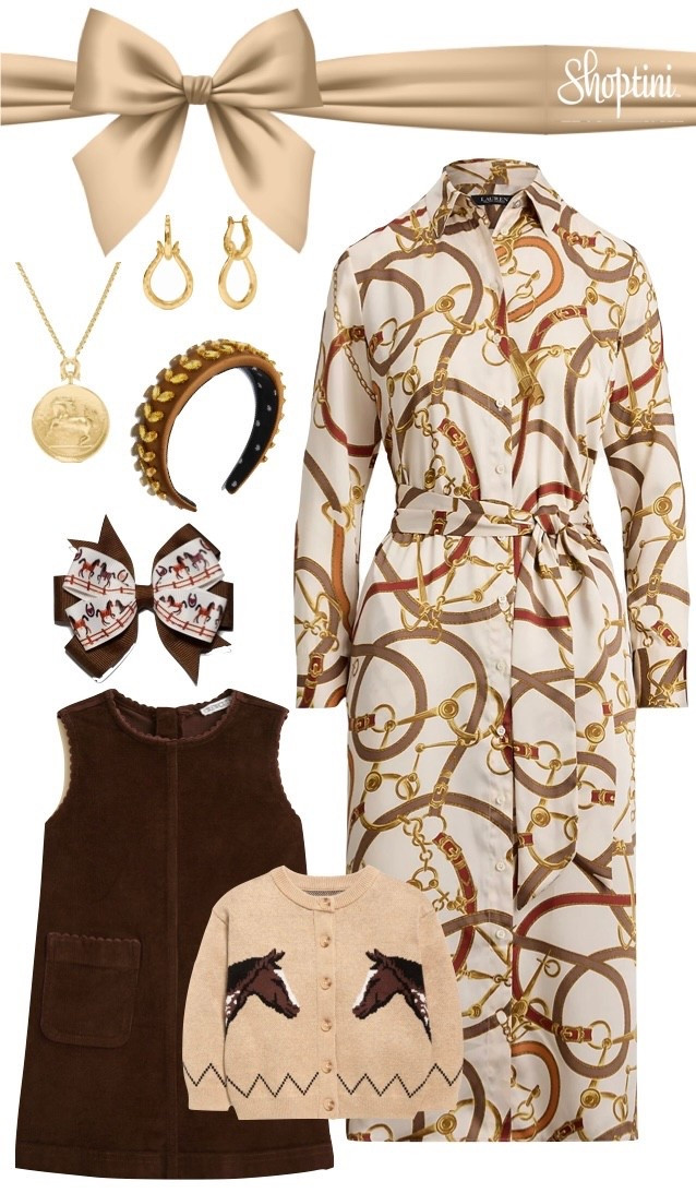 Mom and daughter fall polo match outfits / equestrian dresses for mom and daughter / fall horse outfits / horse cardigan

#LTKKids #LTKFindsUnder50 #LTKFamily