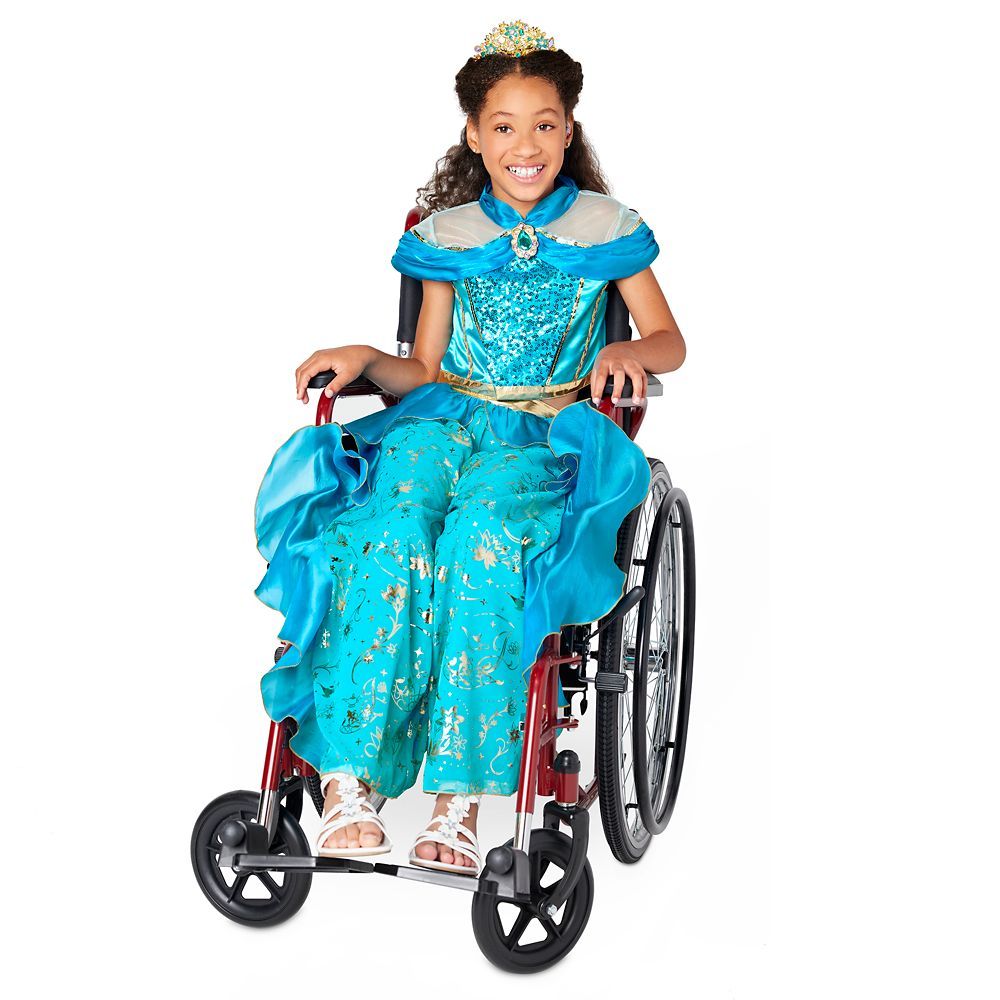 Jasmine Adaptive Costume for Kids – Aladdin | Disney Store