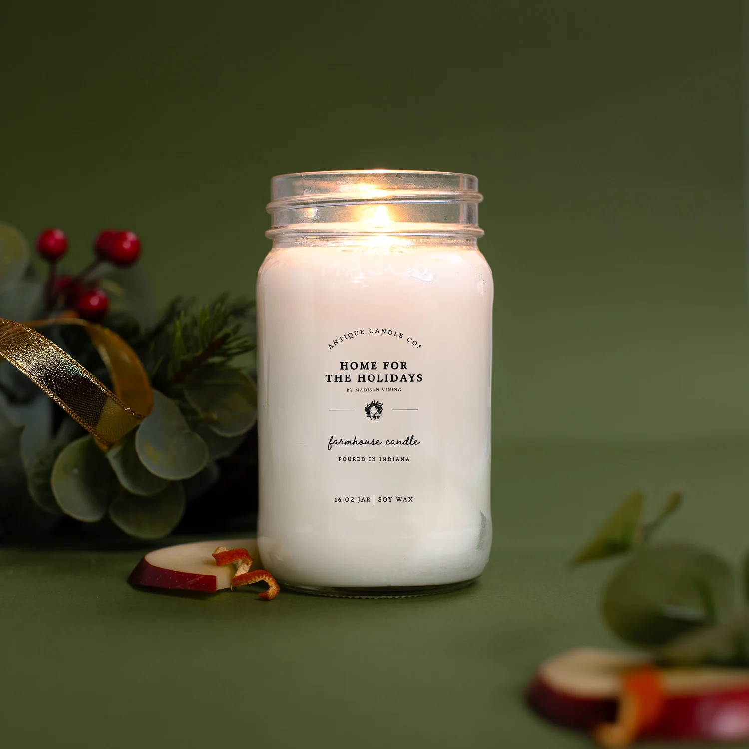 Home for the Holidays by Madison Vining 16 oz candle - Antique Candle Co.®️ | Antique Candle Co.
