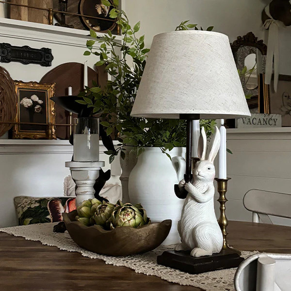 Cordless LED Rechargeable Bunny Table Lamp - Decor Steals | Decor Steals