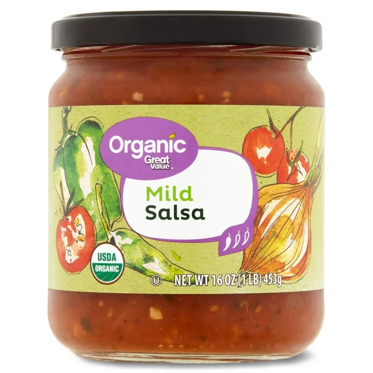 Great Value Organic Mild Salsa, 16 oz | Walmart (US)