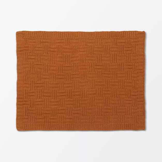 Basket Weave Knit Throw Blanket - Threshold™ designed with Studio McGee | Target