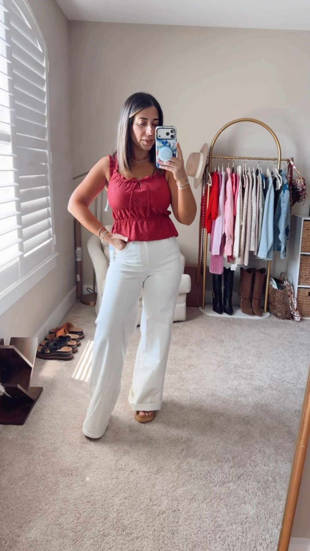 Jeans runs a little small

#LTKPetite #LTKSaleAlert #LTKootd
