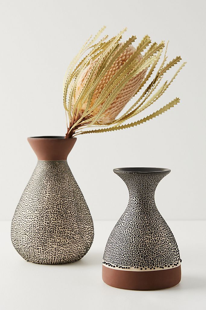 Spotted Ceramic Vase | Anthropologie (US)