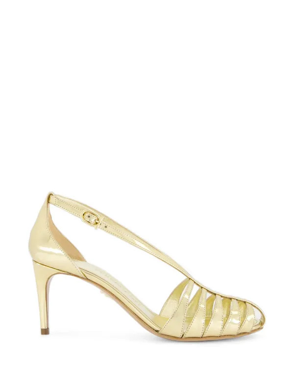 Lilie caged leather sandals | Farfetch Global