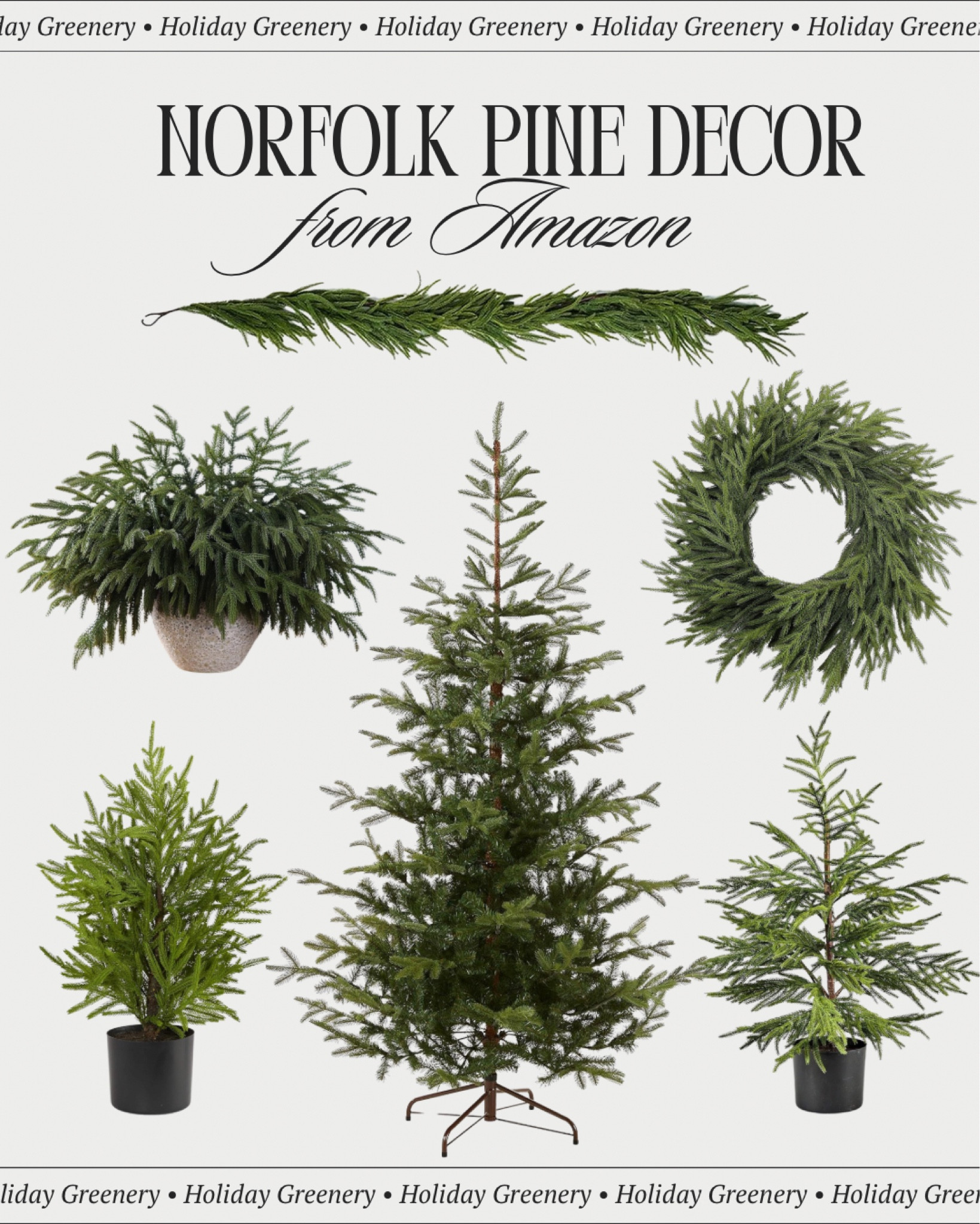 Norfolk pine on Amazon! Have this spruce tree and Norfolk tree, both are 👌😍

#LTKFindsUnder100 #LTKHome #LTKHoliday