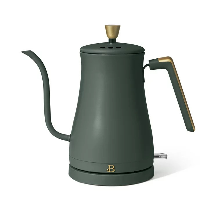 Beautiful 1-Liter Electric Gooseneck Kettle 1200 W, Thyme Green by Drew Barrymore | Walmart (US)
